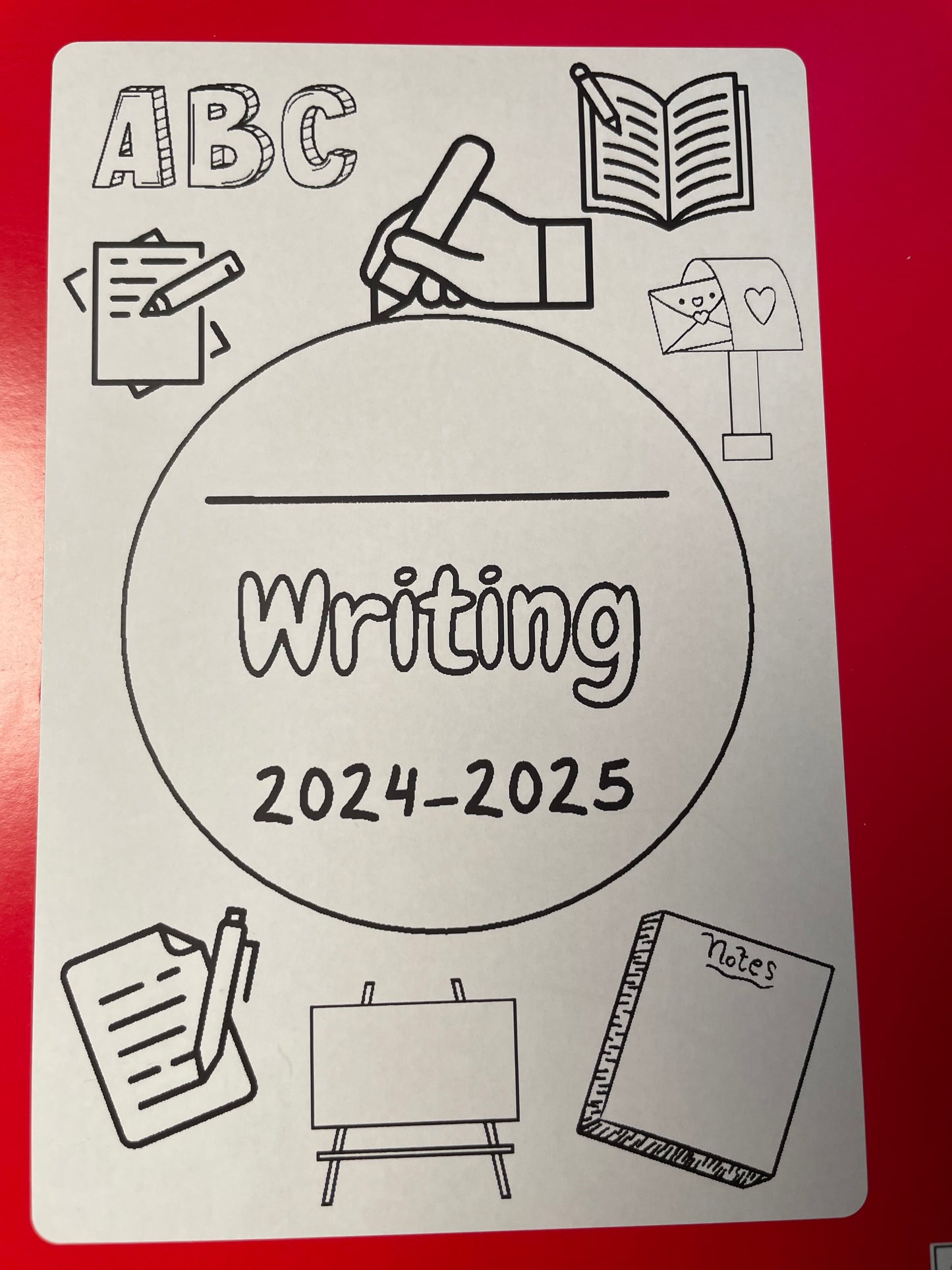 Subject Notebook Labels