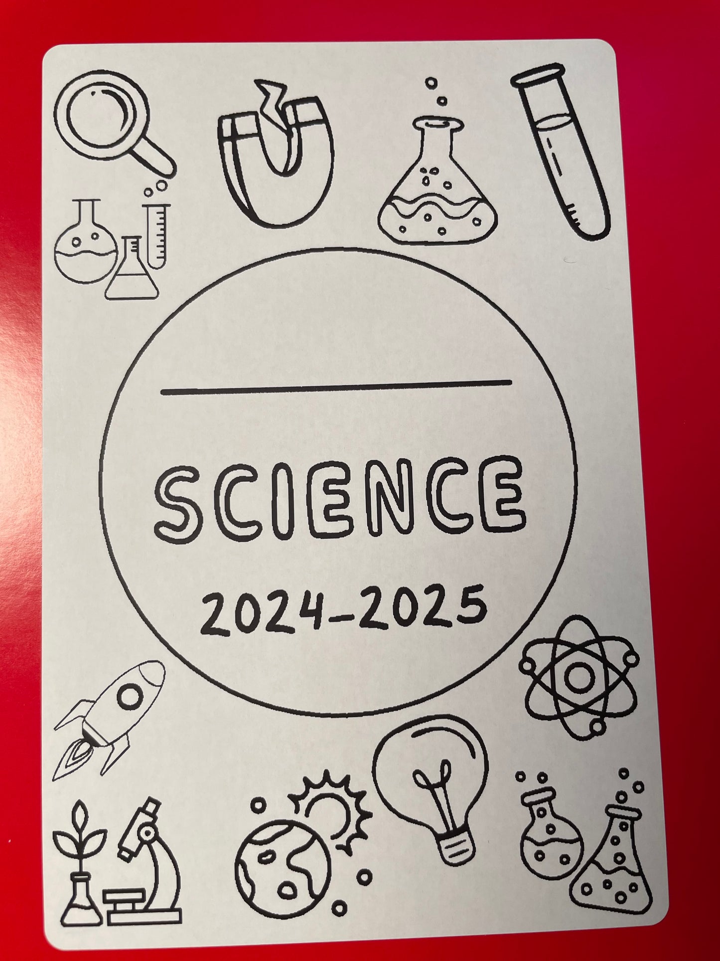 Subject Notebook Labels