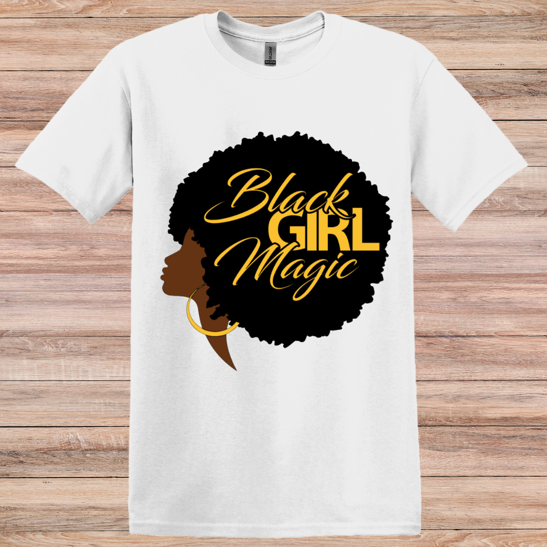 Black Girl Magic Afro Tee