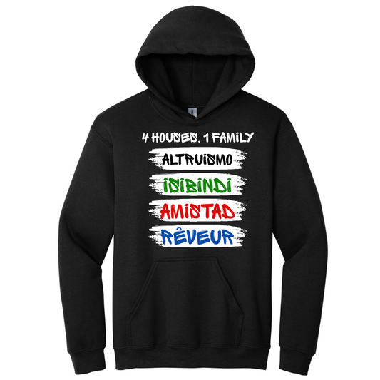 UMES House Shirts - House 4 Houses Hoodie