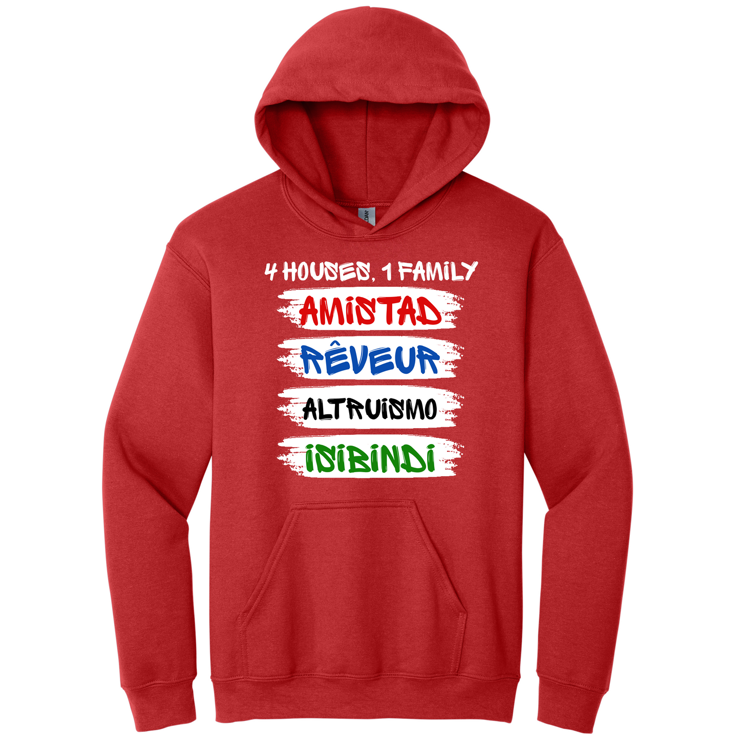 UMES House Shirts - House 4 Houses Hoodie