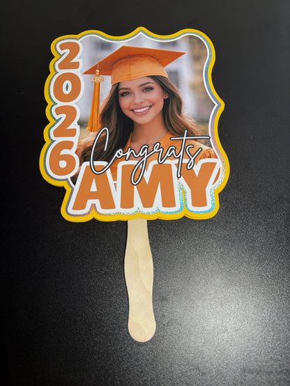 Customized Graduation Fans