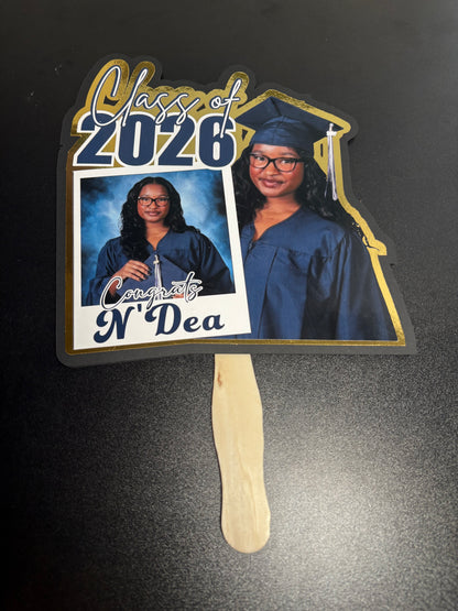 Customized Graduation Fans