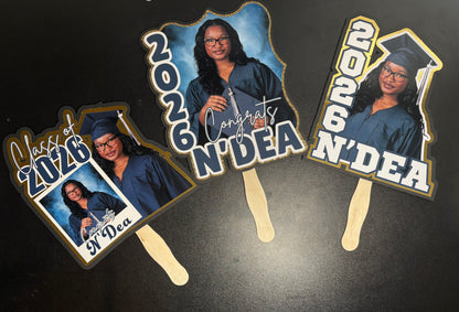 Customized Graduation Fans