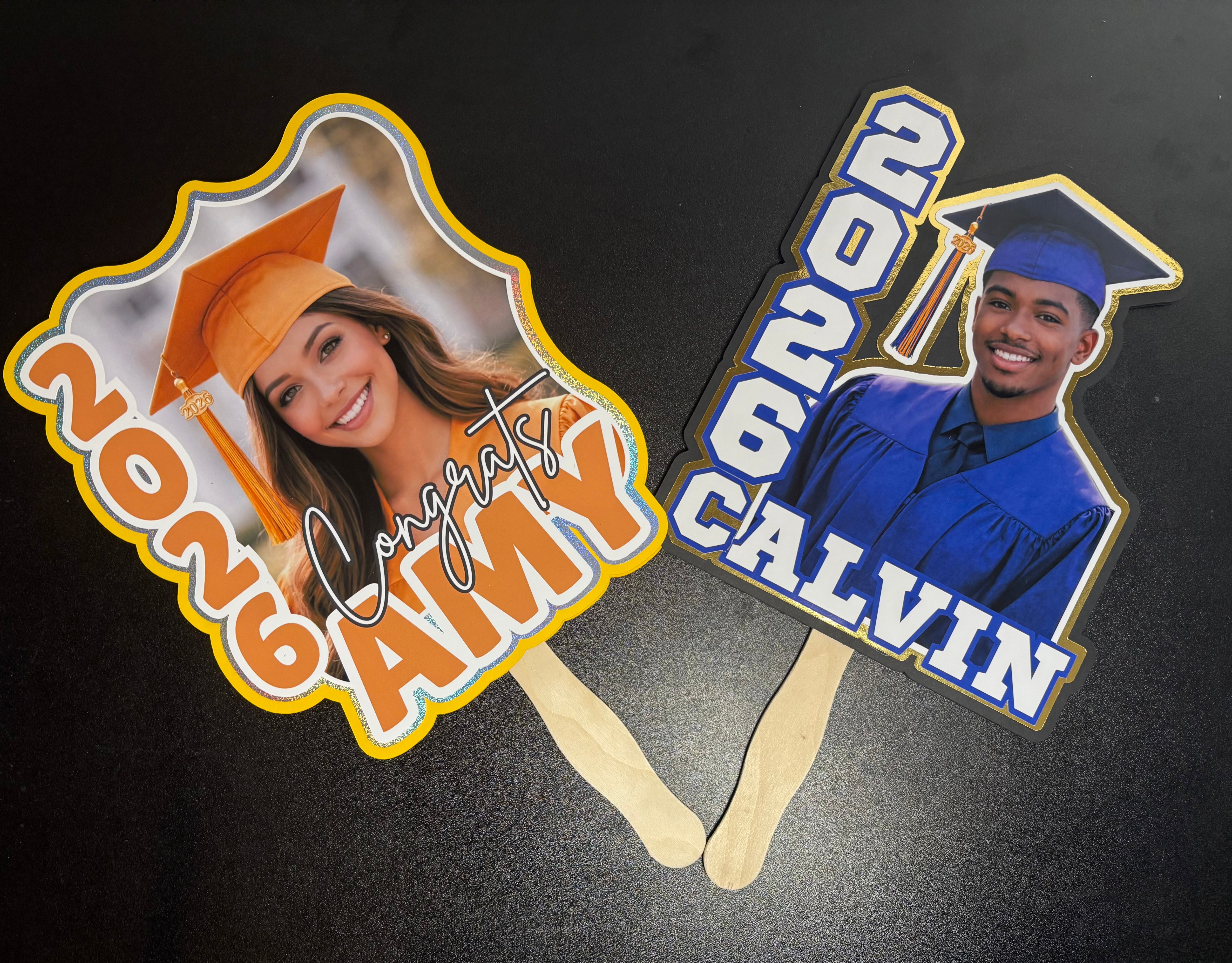 Customized Graduation Fans – Kreative Twist LLC