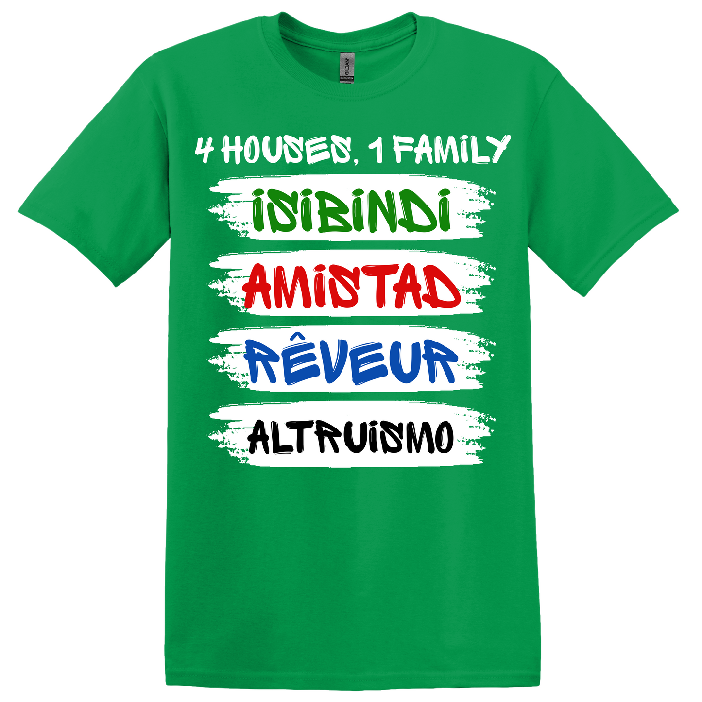 UMES House Shirts - House 4 Houses Short Sleeve Shirt