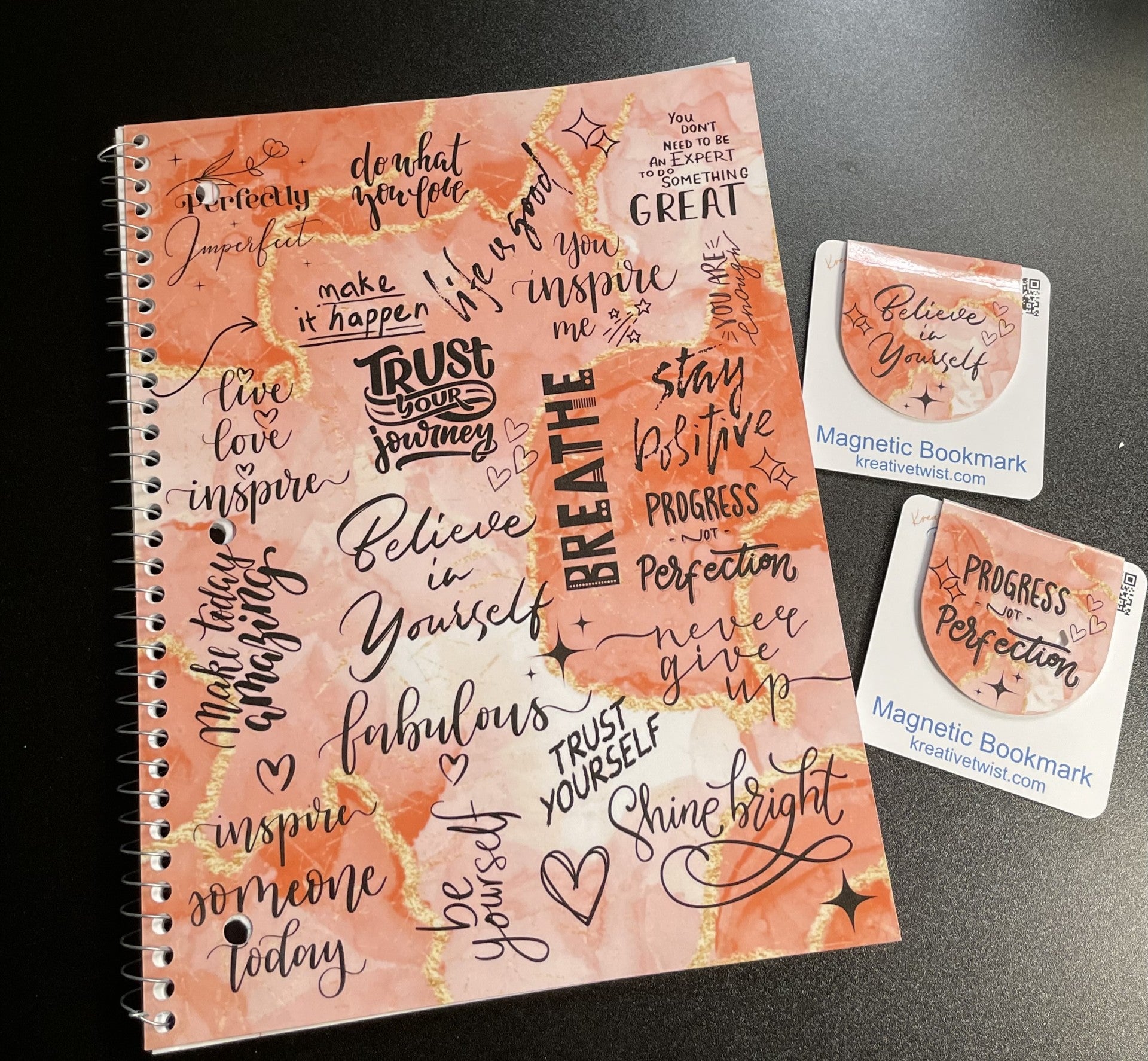 Positive Affirmation Notebook – Kreative Twist LLC