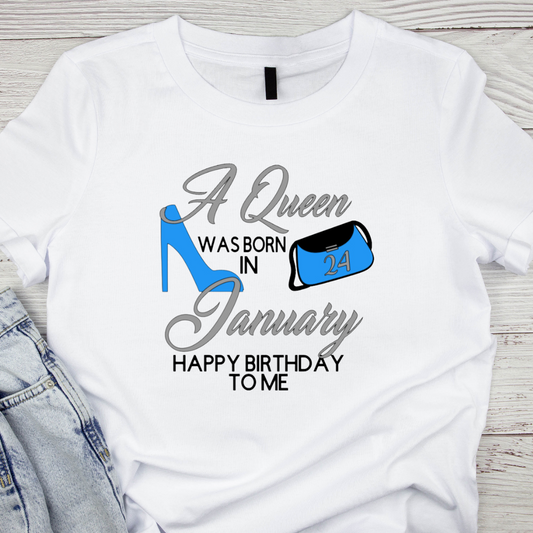 Queen Born in Month Tee