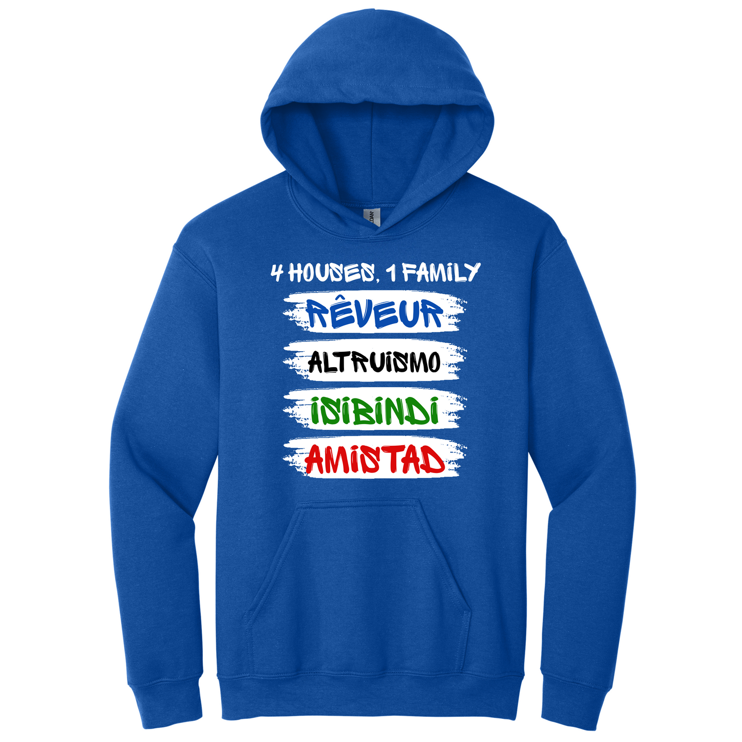 UMES House Shirts - House 4 Houses Hoodie