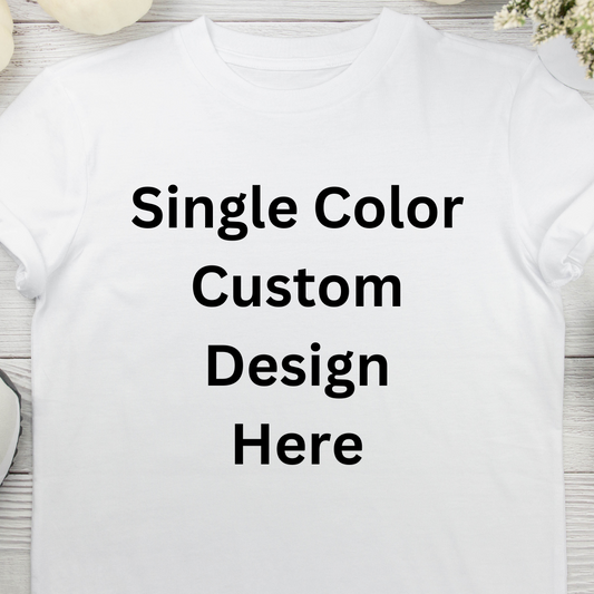 Single Color Custom Tee