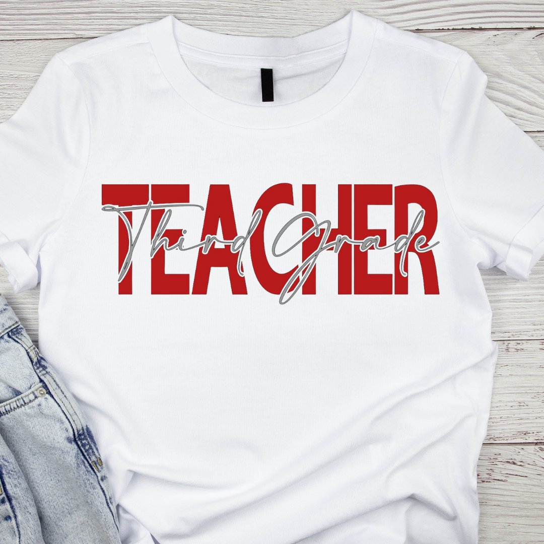 Grade Level Teacher Tee